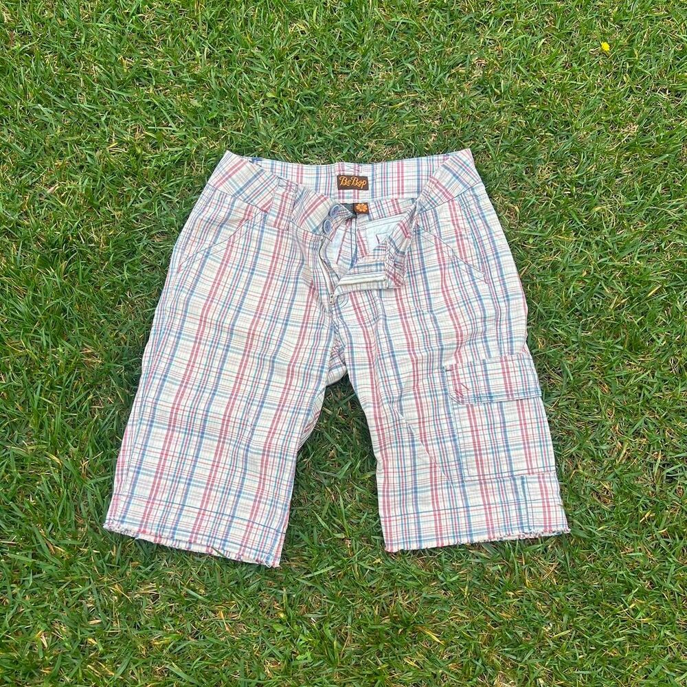 Be bop plaid cargo shorts women’s size 11